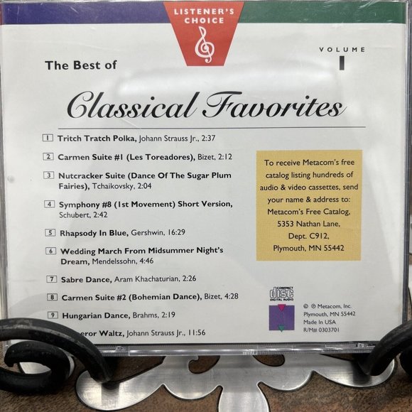 Listener's Choice - The Best of Classical Favorites Volume 1 - Music CD - - - - Picture 2 of 6